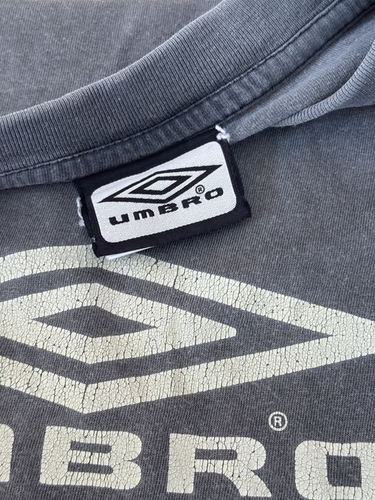 Tricou Vintage Umbro Gri Boxy 00s 90s Y2K