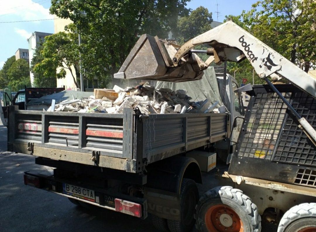 Transport moloz bucuresti ilfov debarasare moloz