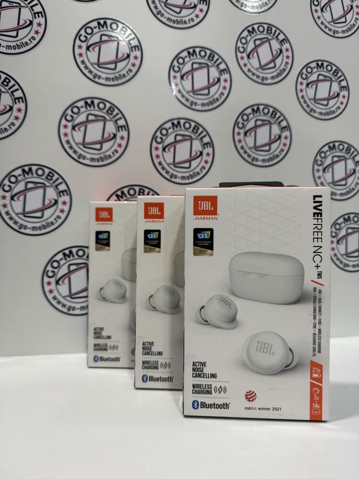 JBL LiveFree NC+ Harman - Noice Canceling - Nou - Sigilat - Garantie