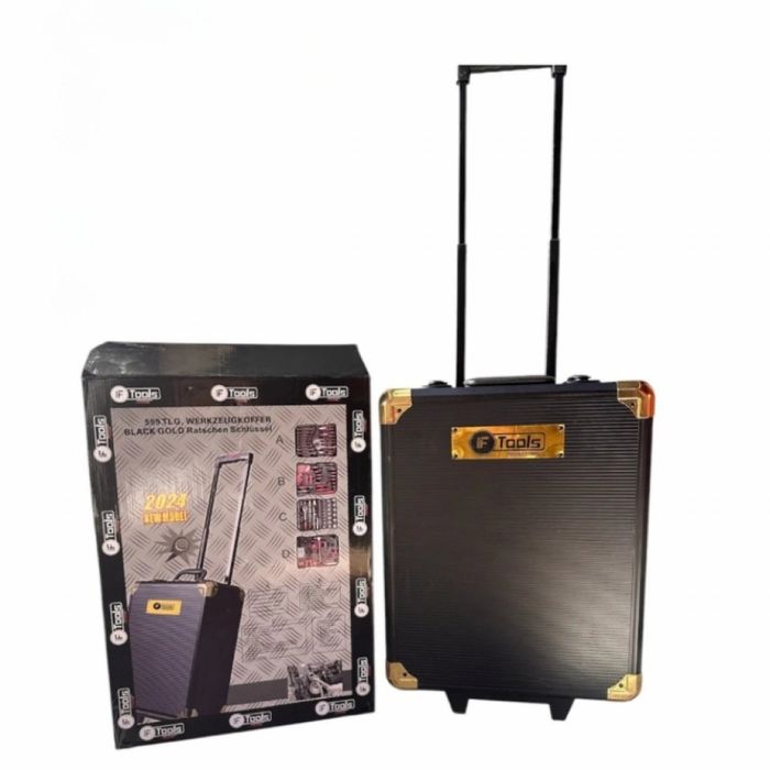 Професионален куфар с инструменти IF Tools BLACK GOLD 2024 – 599 части