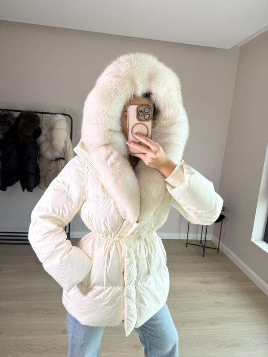 Дамско яке полярна лисица