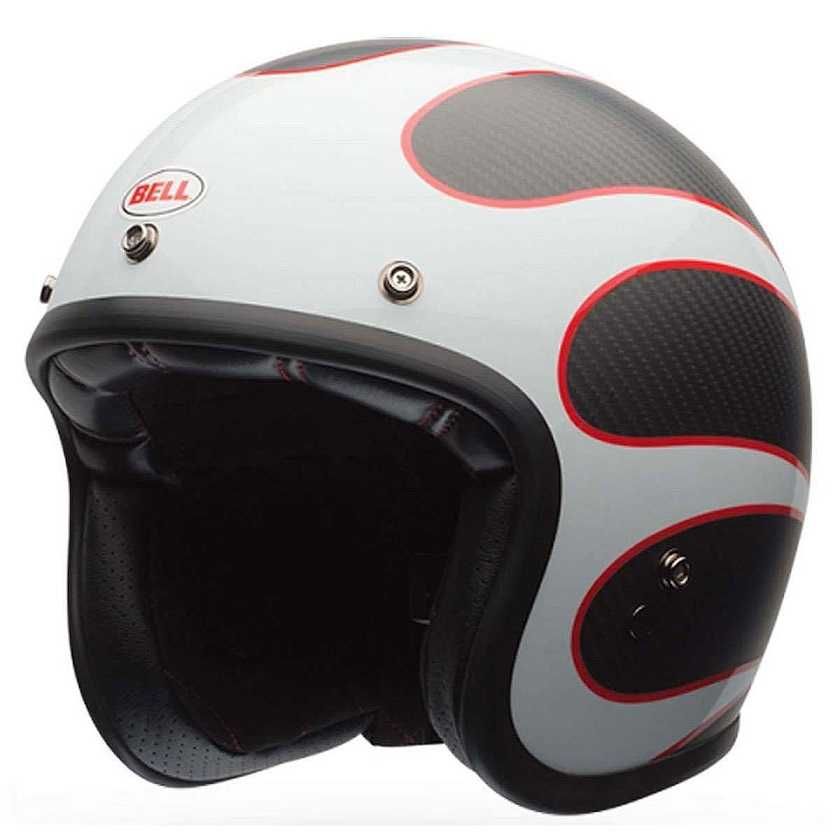 Casca moto Bell Custom 500, model Ace Cafe Ton Up, carbon, marime L