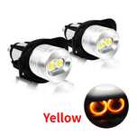 Angel eyes cerc xenon galben portocaliu alb rece Bmw Seria 3 E90 E91