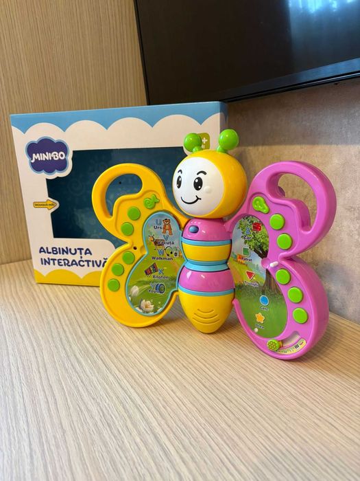 Jucarie bebelusi, Minibo, Albinuta Interactiva