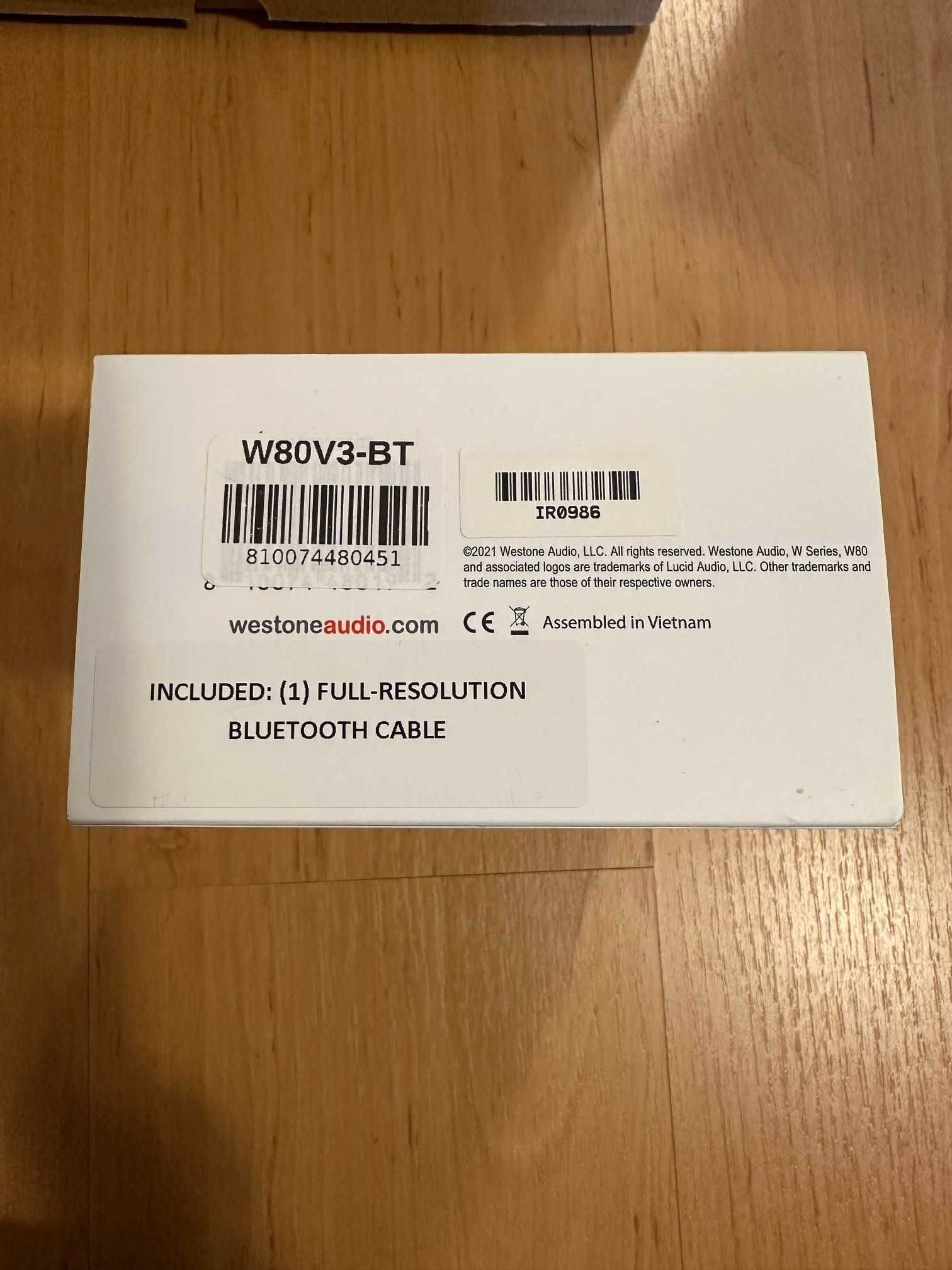 Чисто Нови Слушалки Westone Audio Signature Series W80 V3 Bluetooth