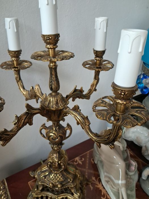 Бронзова   лампа