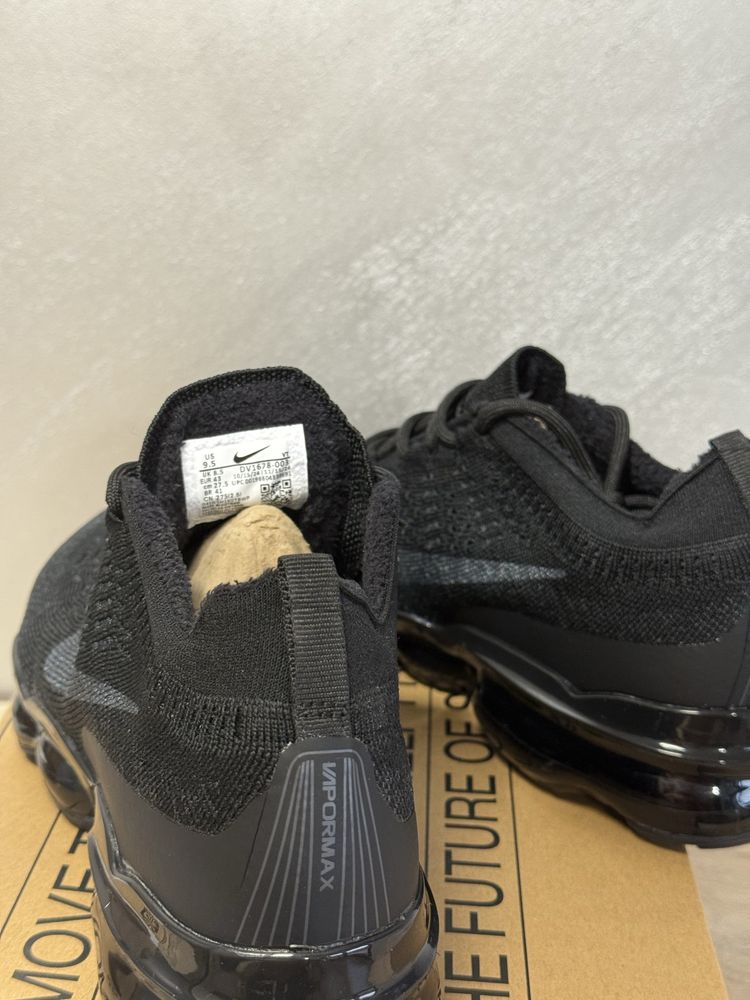 Nike Vapormax 2023 Flyknit Triple Black - 44