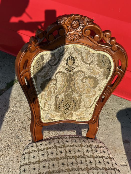 Барокови дървени столове 2 бр