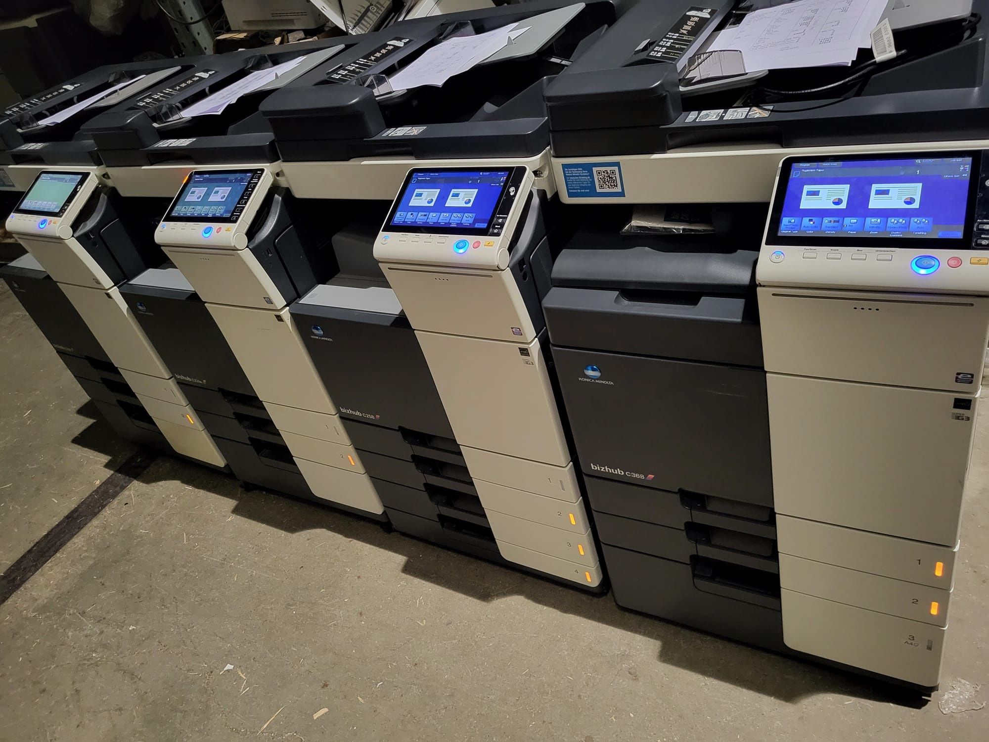 Imprimantă profesională Konica Minolta Bizhub C258, C224e, C368.