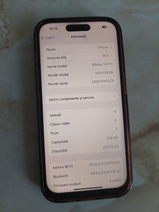 [14 Pro] Vând Apple iPhone 14 Pro de 256Gb Neverlocked //poze reale