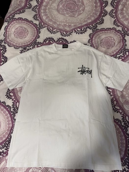 Tricou Stussy alb marimea M