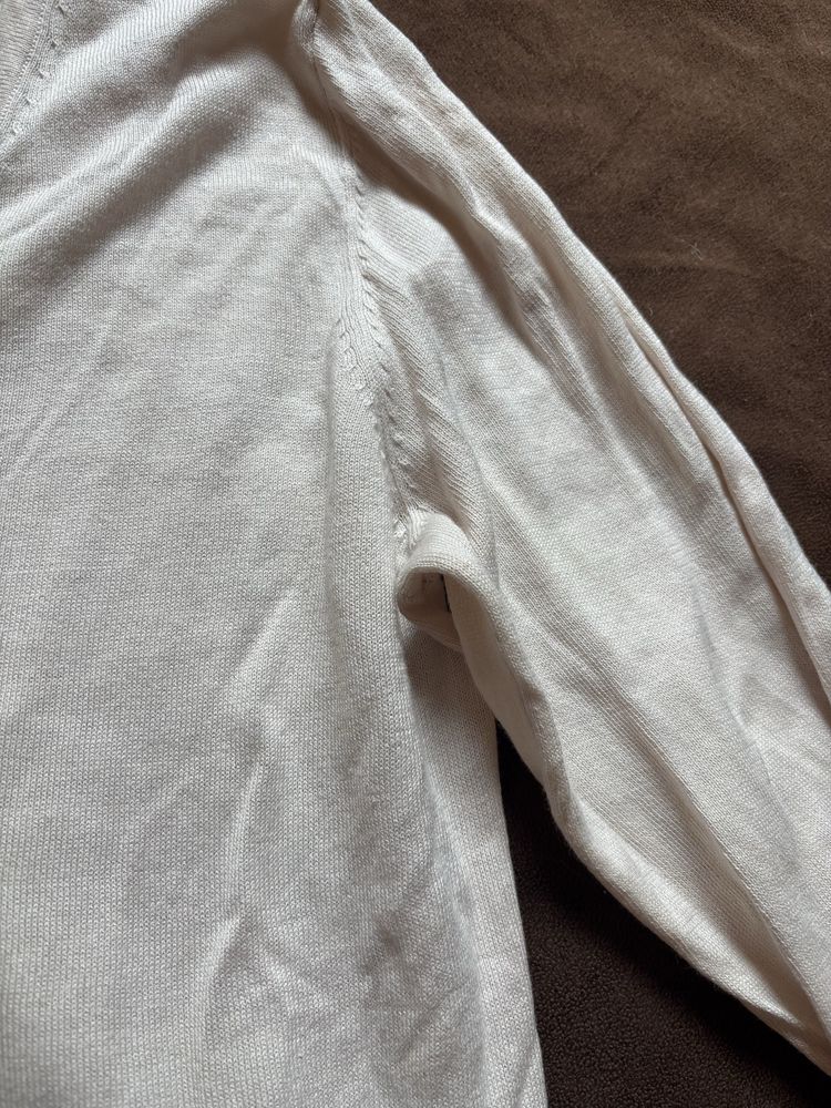 Bluza din matase tricotata si bumbac