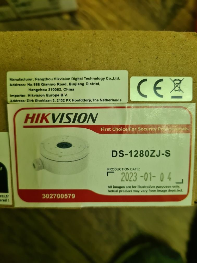 Doza din aluminiu pentru camera dome/bullet, Hikvision DS-1280ZJ-S