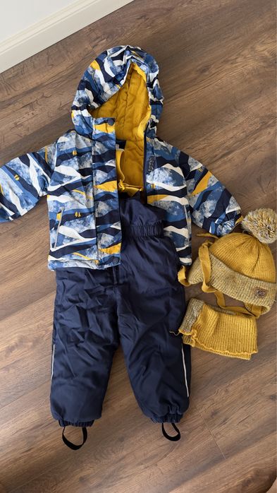 Детская куртка с комбинезоном 80см