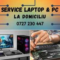 Service Laptop/Curatare Laptop-PC/Windows 10-11/Office - La Domiciliu