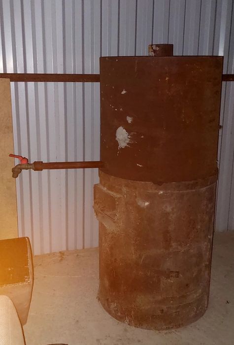 Печка для бани железная