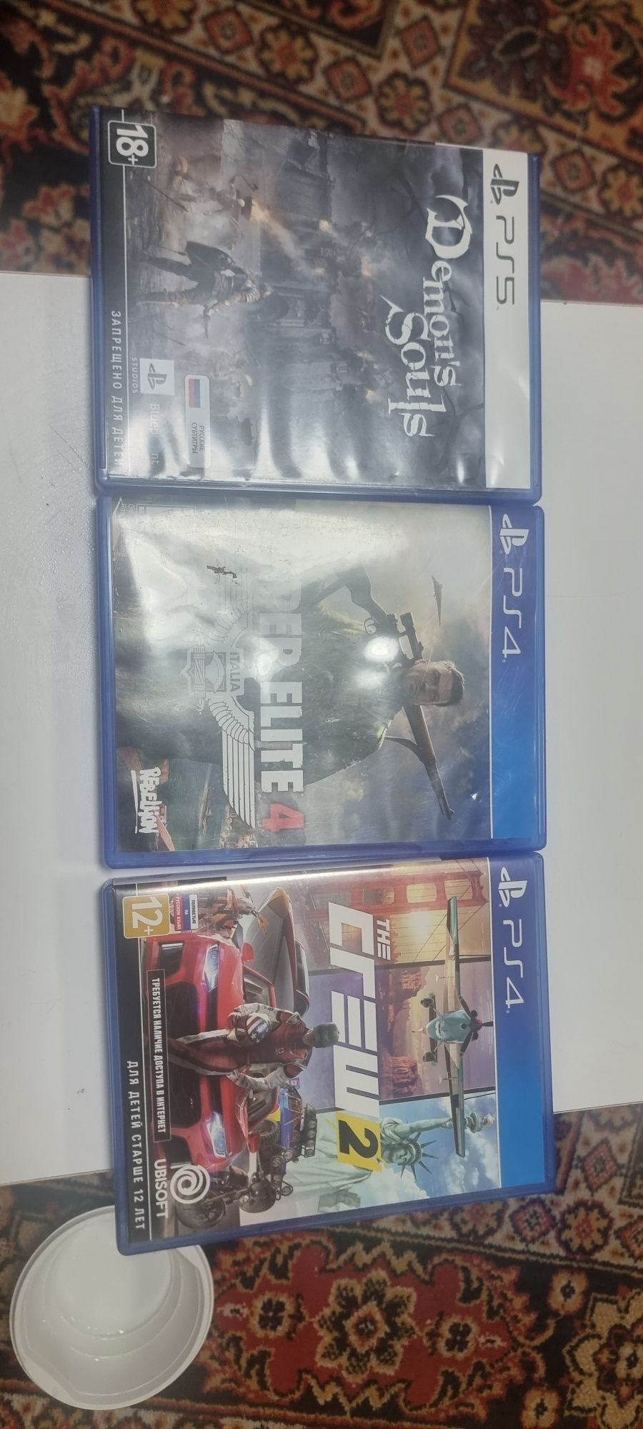 Игры на ps 4. Sniper elite 4/ the crew 2/ Demon Souls