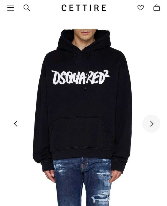 Мъжко Худи DSQUARED2 блуза с качулка суитчър