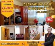 Moldova Noua, Apartament 2 Cam. Semidecomandat