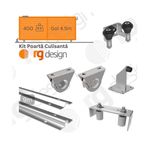 Feronerie KIT Complet Poarta Culisanta GOL maxim 4.5m