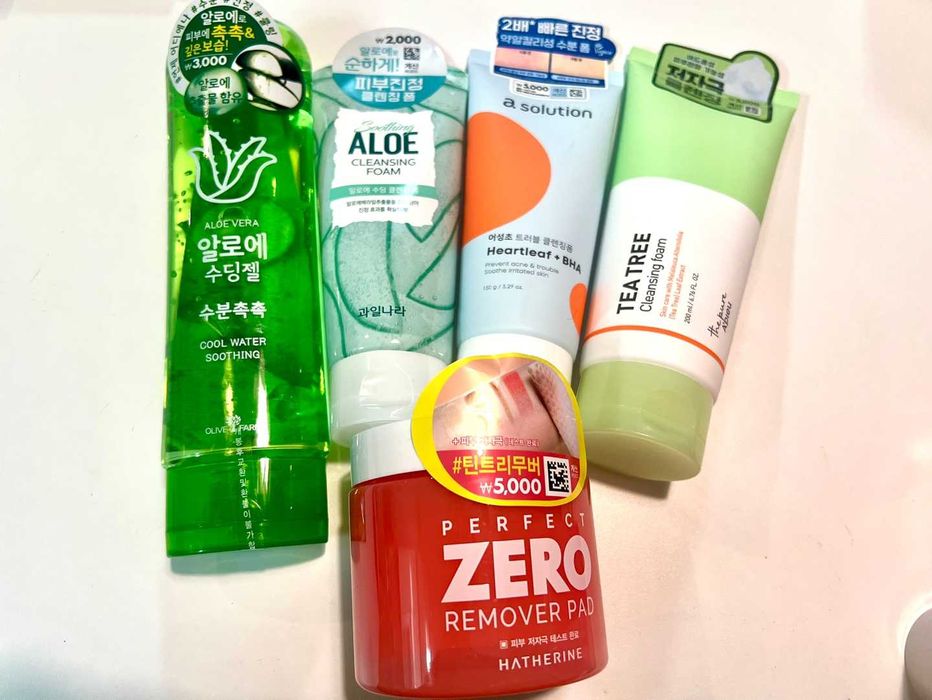 original koreys Aloe ko'pik / Оригинальная пенка с алоэ