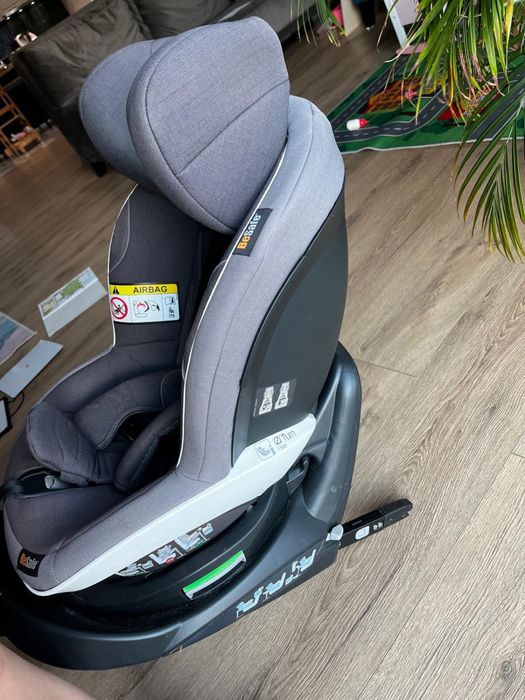 Scaun auto BeSafe izi turn i-size Gri Metallic Mélange