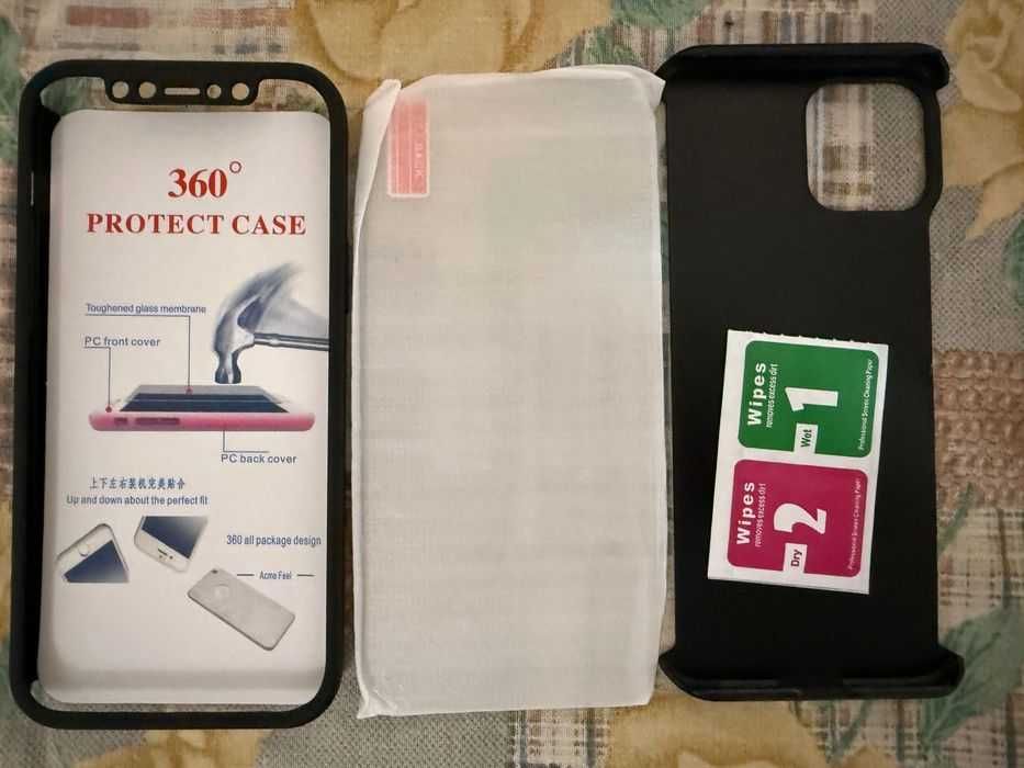 Set 2 carcase full cover 360 Iphone 12/12Pro