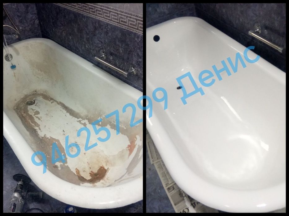 Эмалировка ванн. Реставрация ванн.