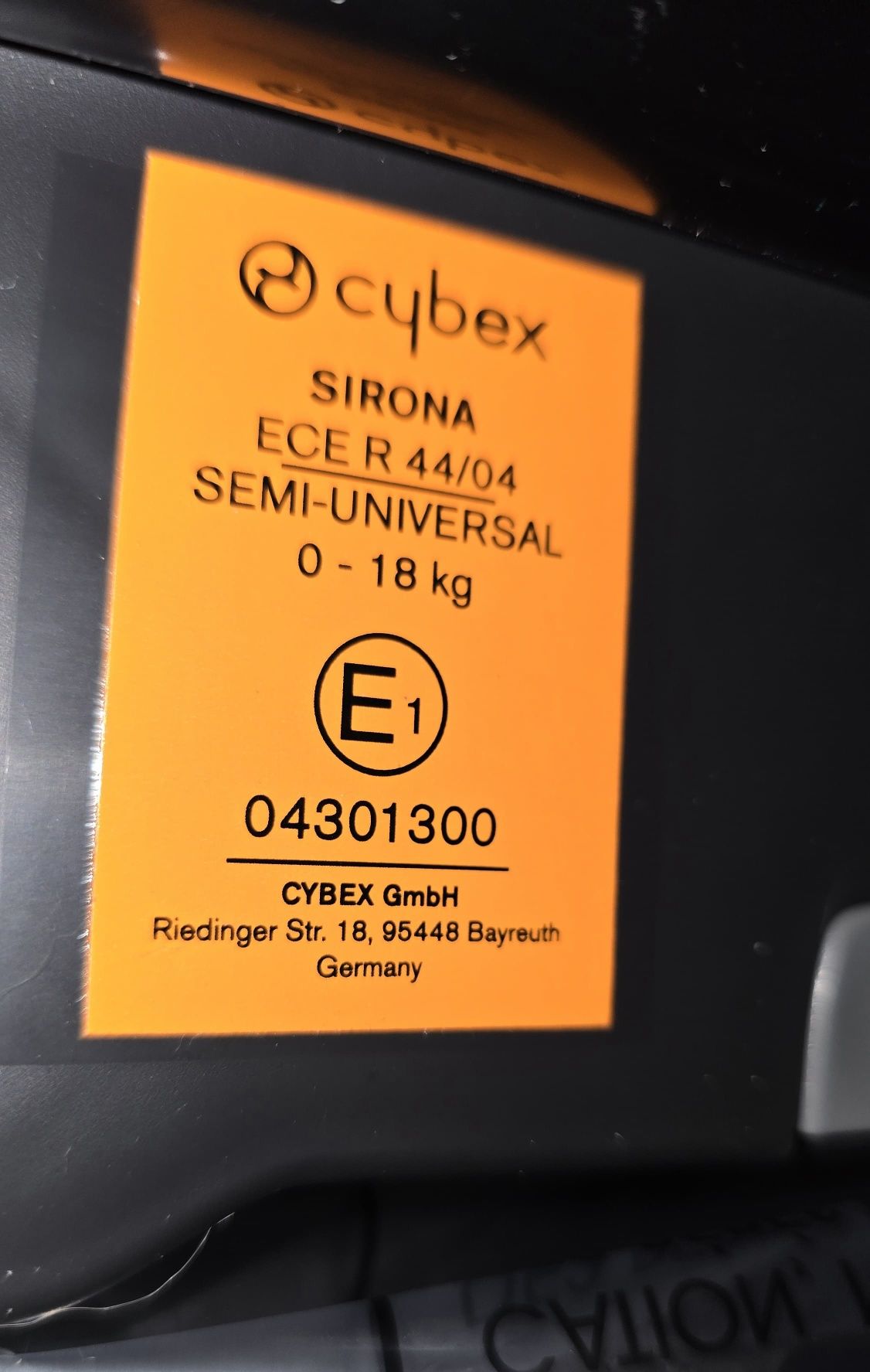 Scaun auto Cybex Sirona ece r44/04
