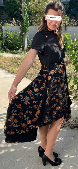 Rochita unicat Amaryllis creatoare Cristina Cernei