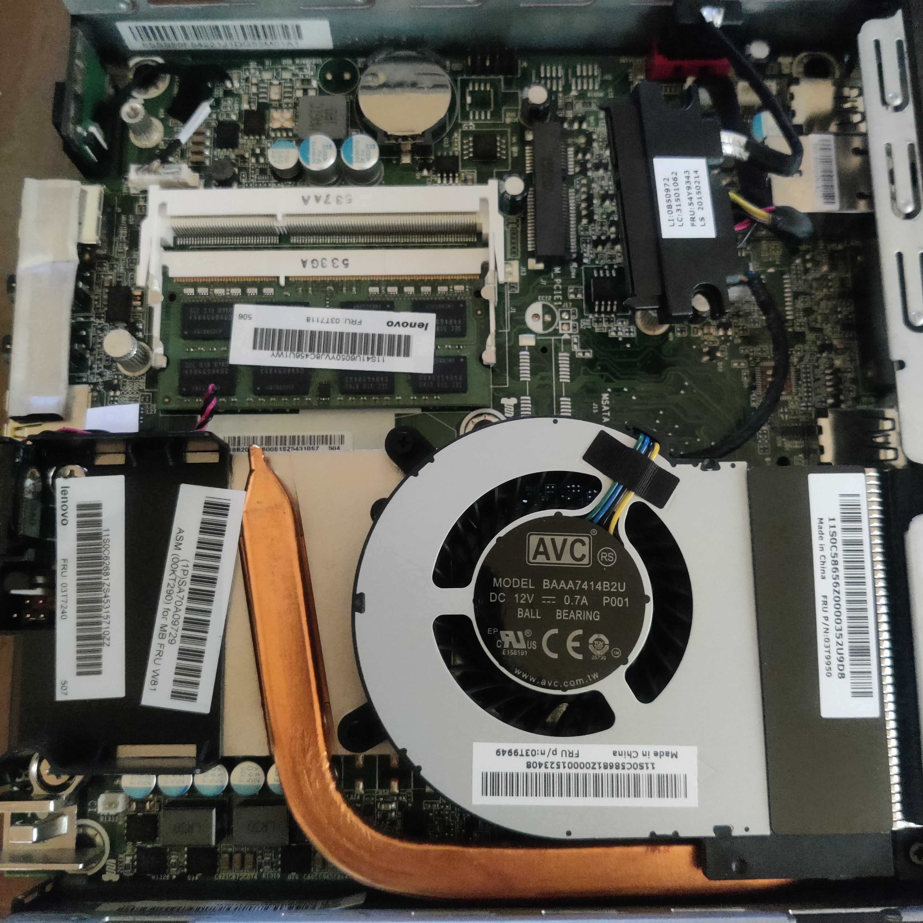 Мини компютър Lenovo M73 Tiny i3 4330T, 8 GB RAM, 256GB sata SSD