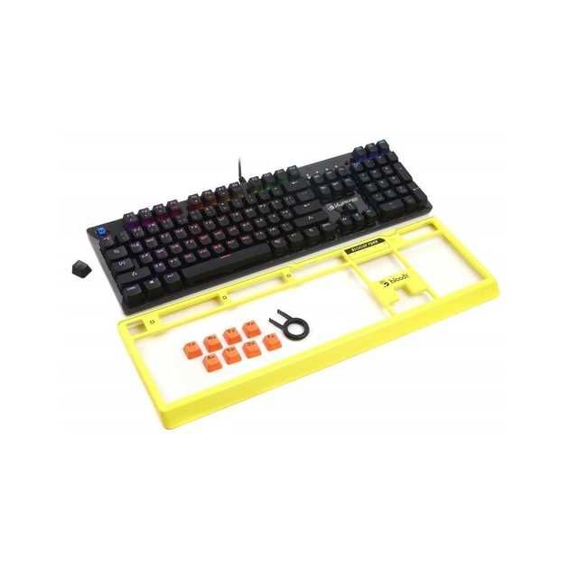 Keyboard Bloody B810RС Cyber Punk Yellow - Игровая клавиатура с RGB