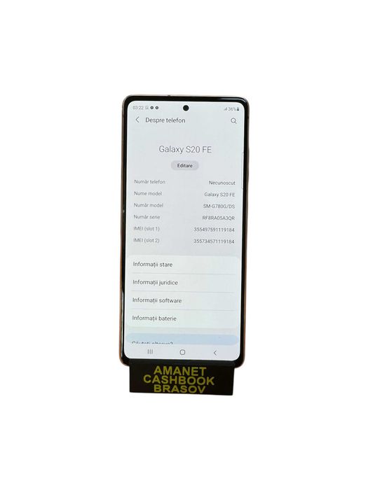 Samsung S20 FE - 128 GB Memorie - Cashbook Amanet Brasov