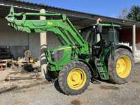 Tractor JD 6100MC cu incarcator -2016, Bena cereale capacitate 24to
