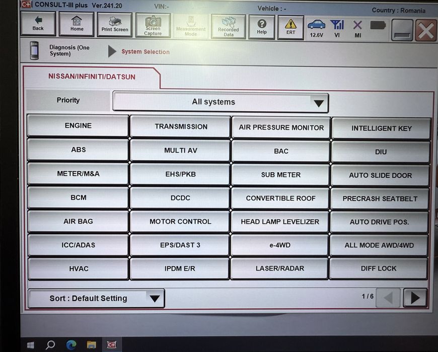 Tester/Diagnoza VNCI-RNM Nissan/Infiniti//Renault/Mitsubishi+Laptop