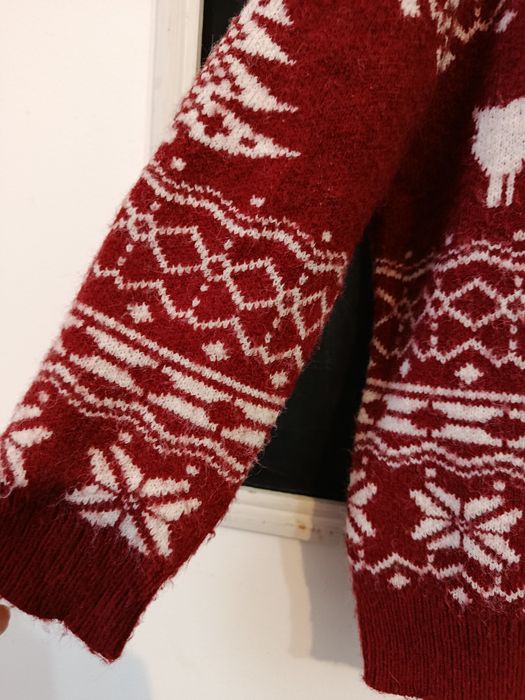 Pulover gros Shein Crăciun sărbători reni brad pentru băieți 5-6 ani