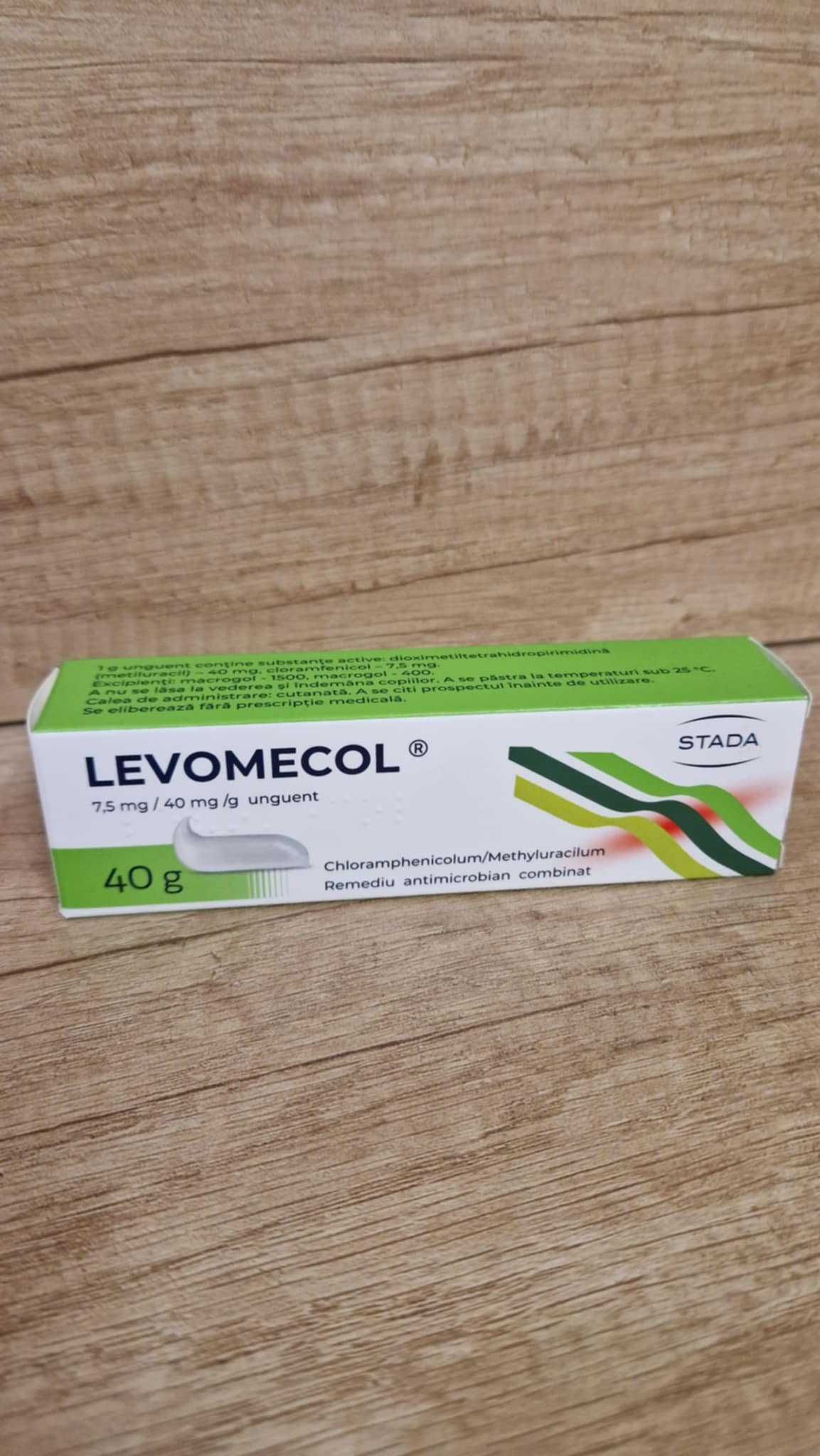 Levomecol 3 bucăți - unguent cicatrizant și antimicrobian.