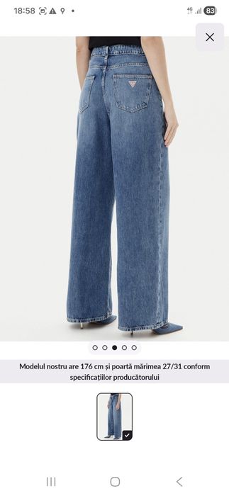 Jeans Guess albastru