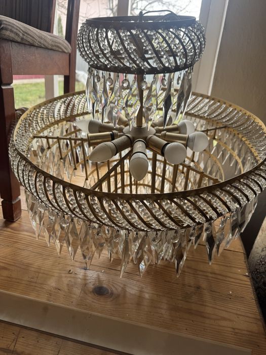 Люстра большая хрустальная