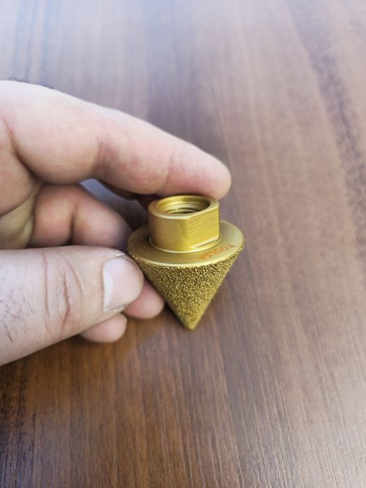 Диамантено свредло конус за оформяне на плочка фаянс теракот гранитит