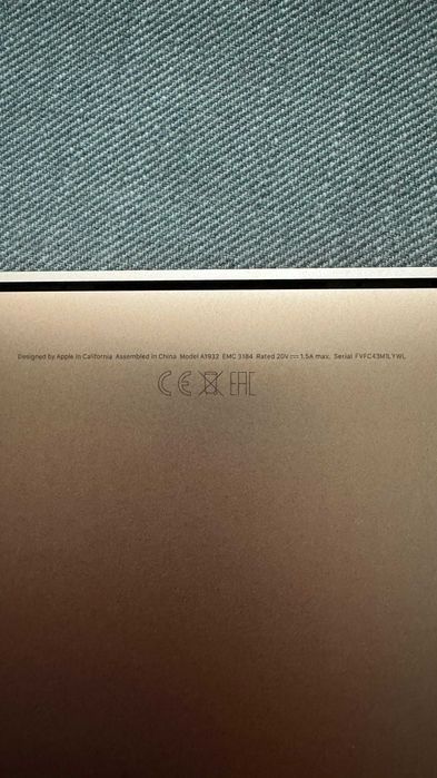 MacBook Air Retina 13″ (2019) – Model A1932, EMC 3184, Rose Gold