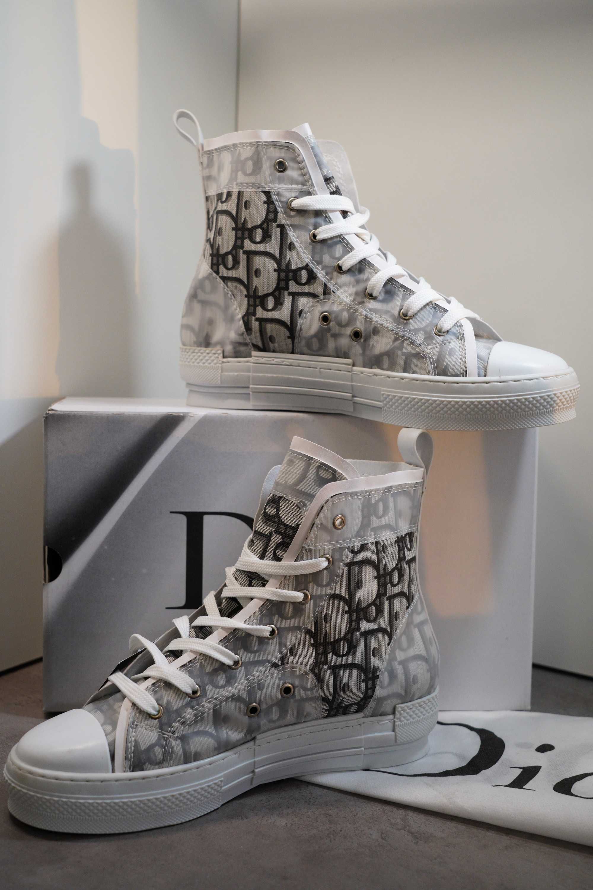 Adidasi DIOR Essentials B23 HIGH-TOP - Produs Nou - Full Box, Premium