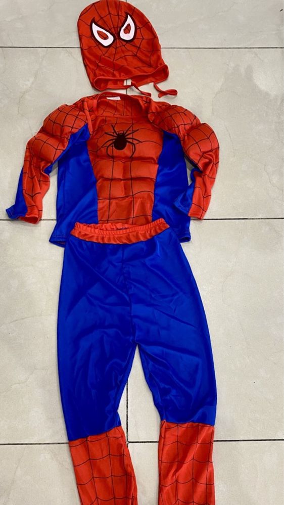 Карнавален костюм с мускули Спайдърмен /Spider man costume