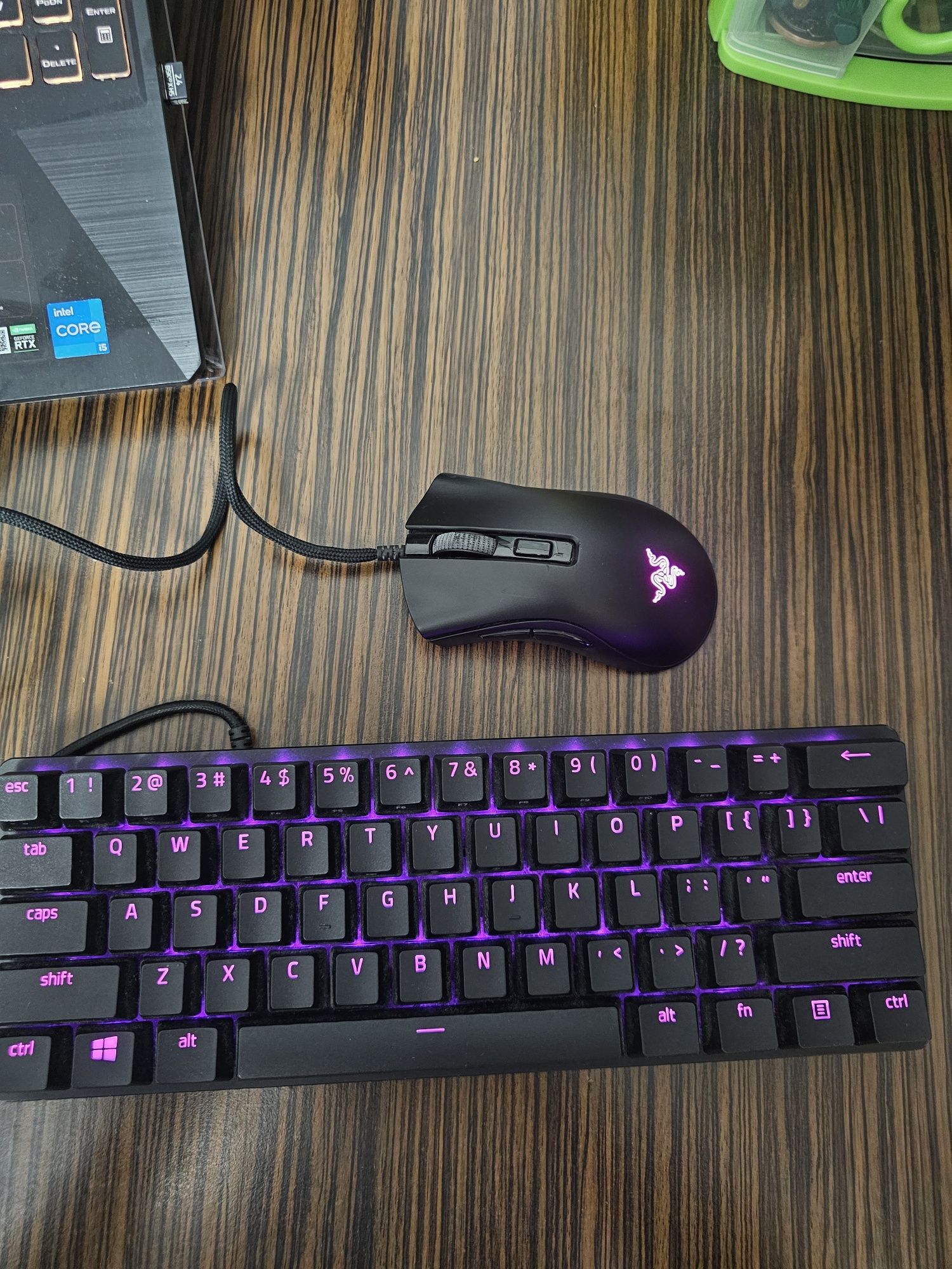 Tastatura gaming mecanica si mouse Razer