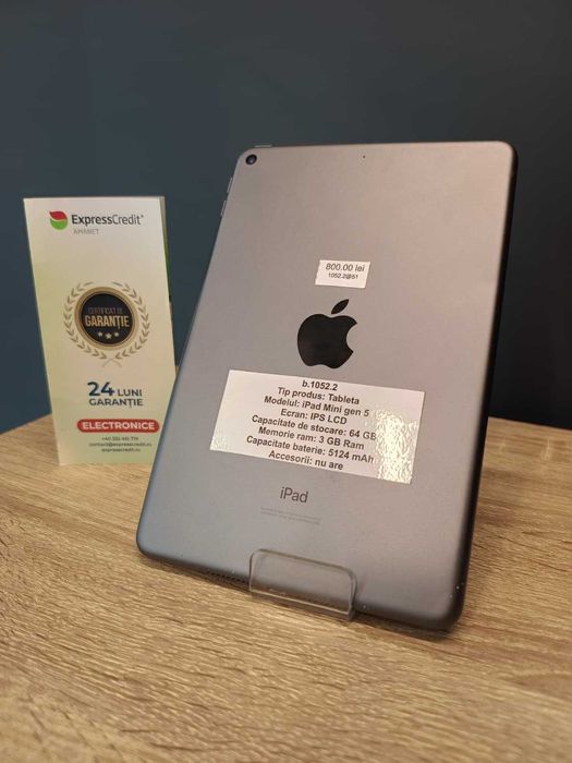 (AG51) Tableta iPad Mini gen 5 b1052 - Garantie 2 ani!