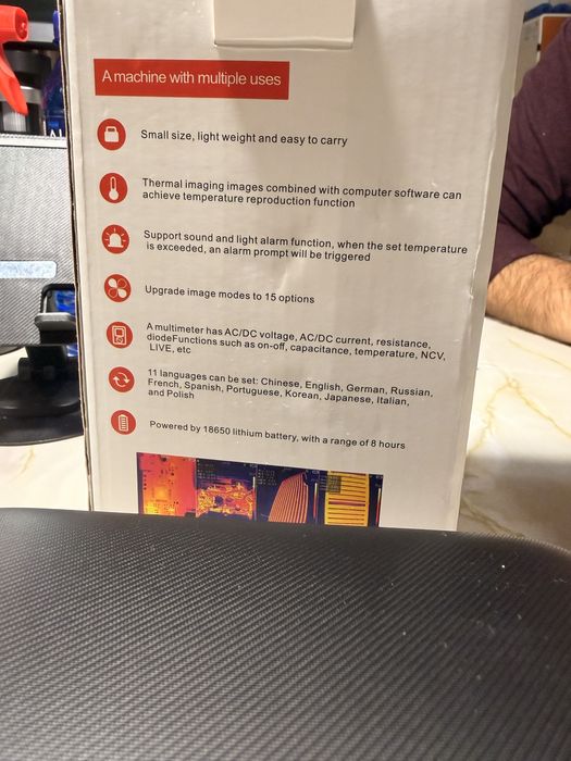 Camera Termica IR si Multimetru ToolTop ET15s