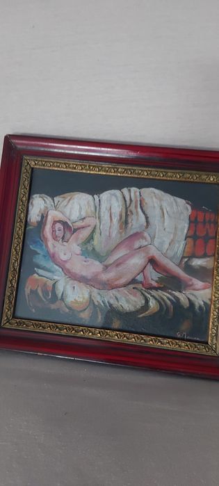 Tablou vechi,semnat,deosebit,de colecție.