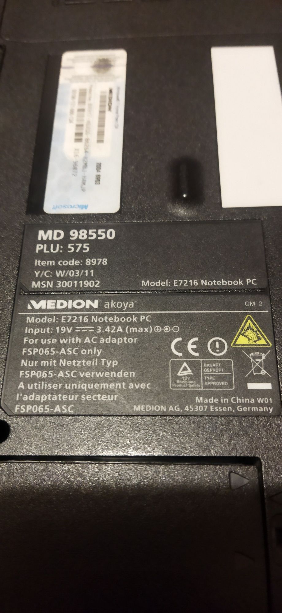 Vand laptop i3 Medion akoya e72 ,Asus și Hp16