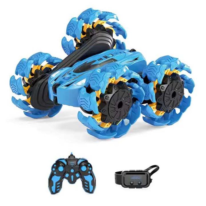 Mașină cu telecomandă cu două fețe 360°,  cascadorie RC 2,4 GHz 4WD,