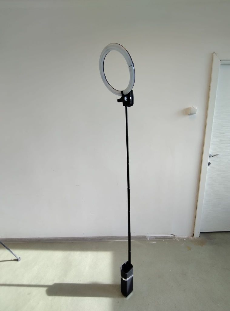 Lampă Ring Light Pliabilă Înălțime Reglabilă 1.93m